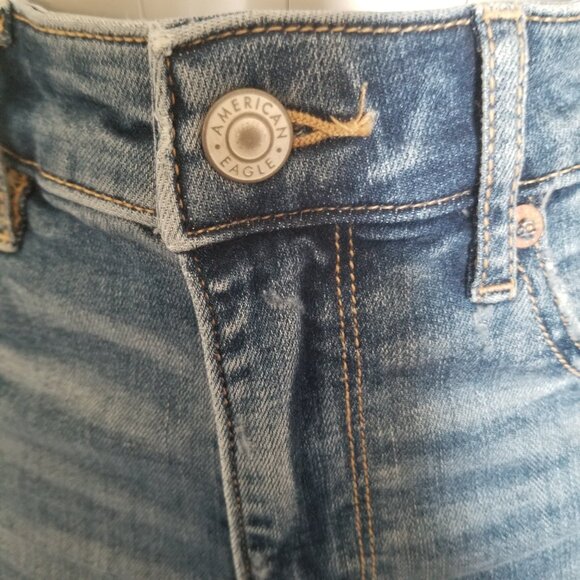 American Eagle Super Hi-Rise Flare Jeans - Picture 3 of 16
